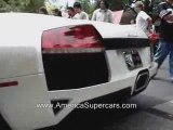 White Lamborghini Murcielago LP640 Roadster
