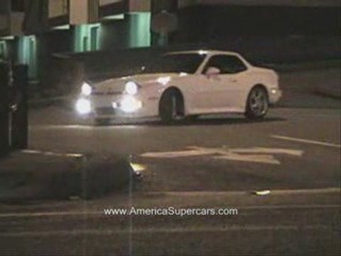 Porsche 944 Night Drift Driving