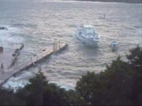 ILE DU LEVANT ACCOSTAGE VEDETTE ILES D'OR XIX