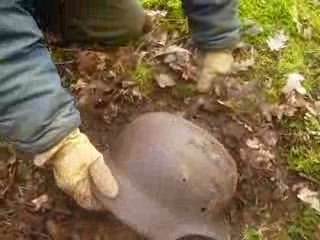 fouille casque allemand