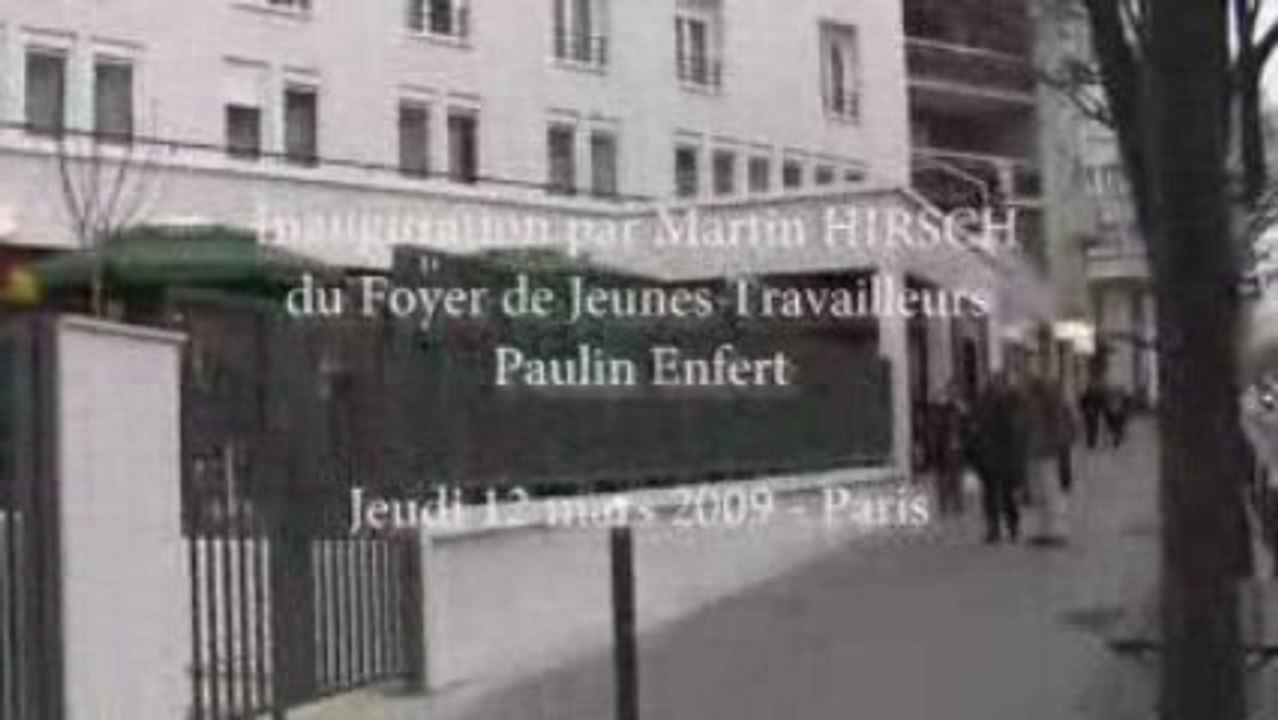 Inauguration du Foyer des Jeunes Travailleurs