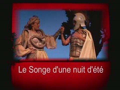 Menu du dvd du spectacle LE SONGE D'UNE NUIT D'ÉTÉ