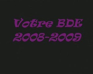 BDE Gustave Eiffel - 2008/2009