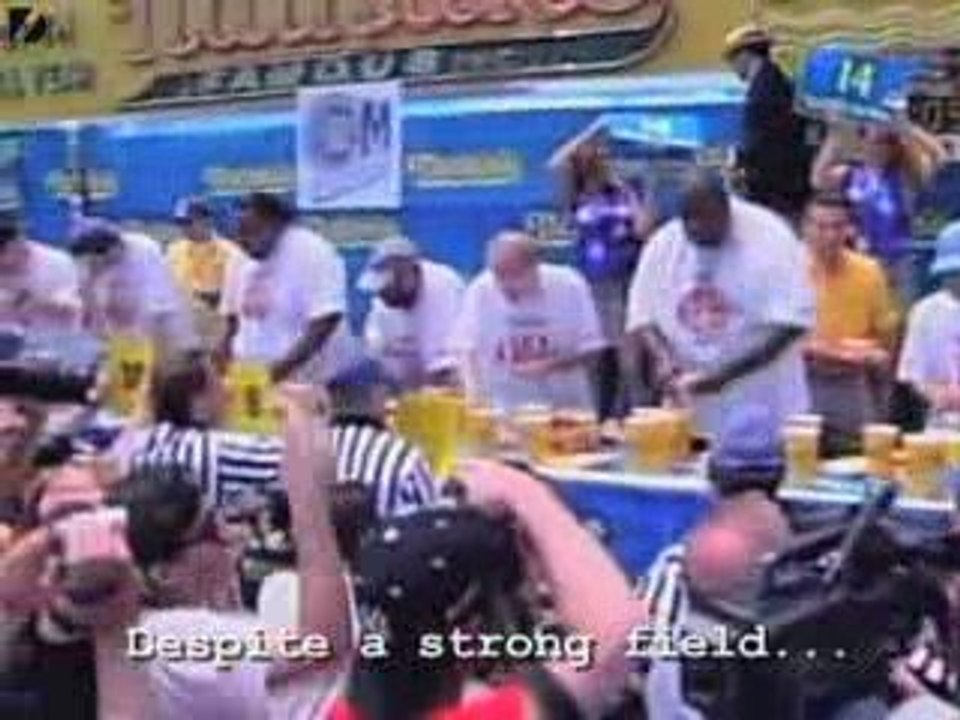 Skinny Guy Eats 53 Hot Dogs