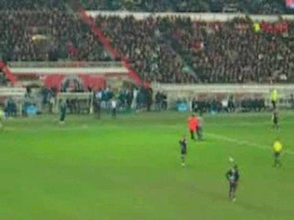 PSG OM intrusion sur le terrain