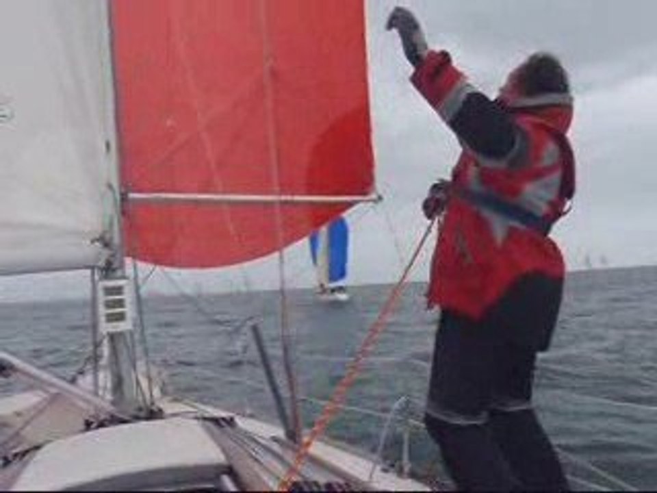 Guillaume dompte le spi en mars