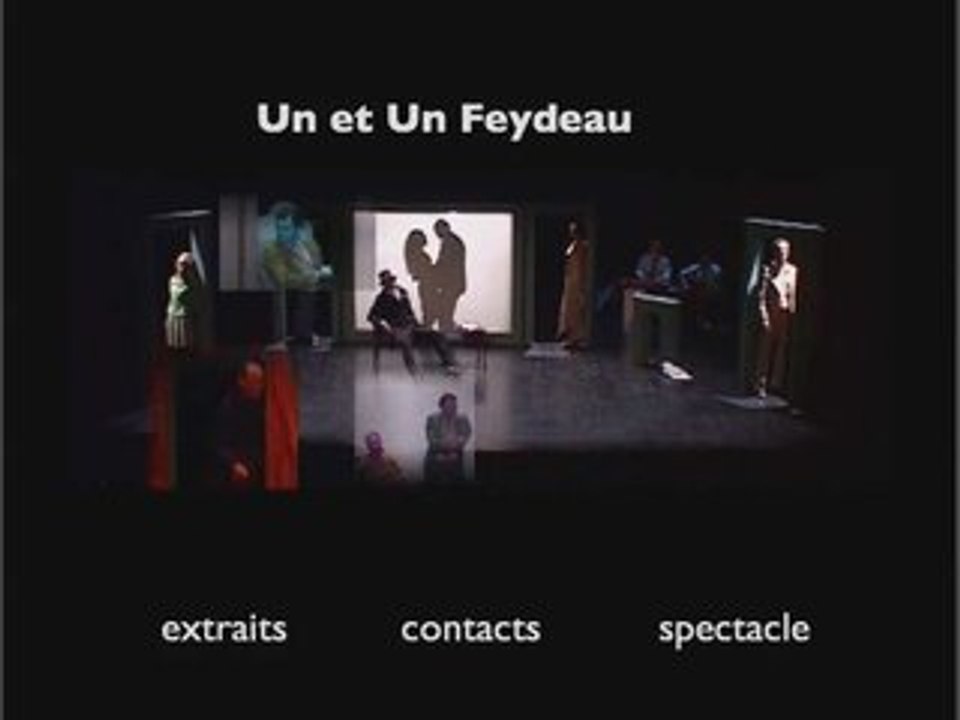 Menu de "Un et un Feydeau"