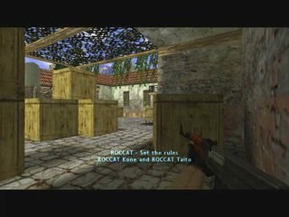 Taz réalise un petit spray avec l'AK