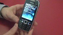 Présentation du Nokia E75 avec clavier coulissant en paysage