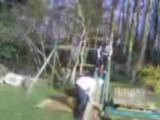 avec ma trotinette et mon tobogan