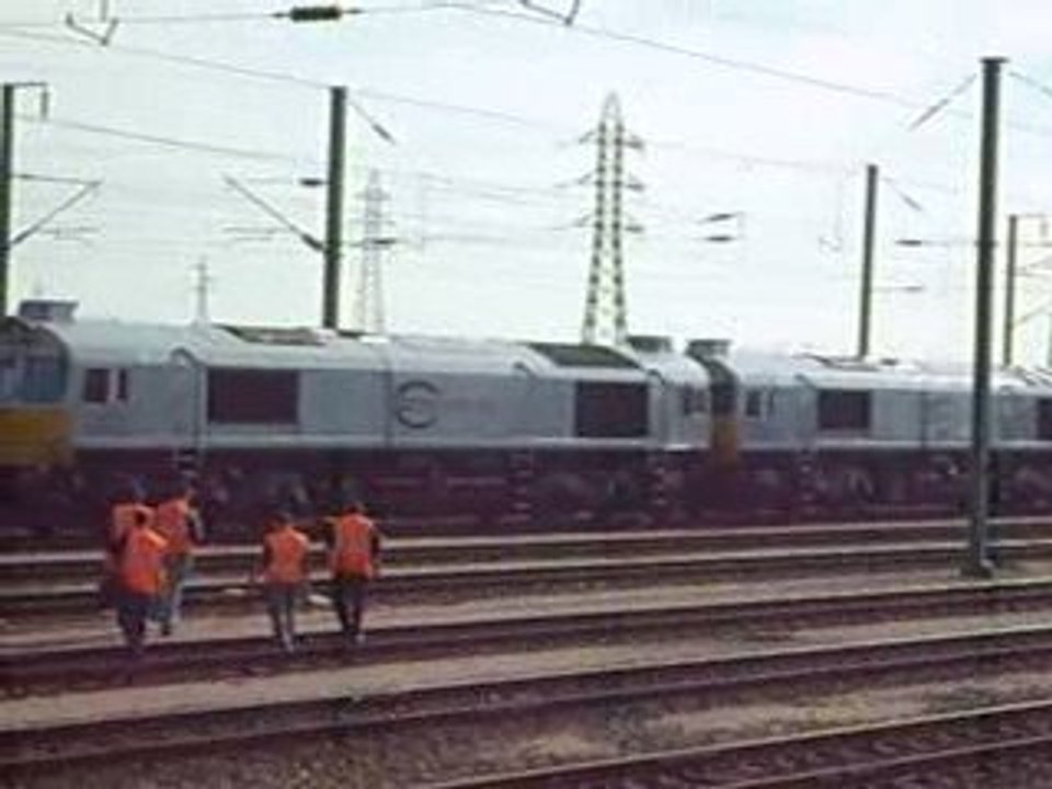 Locomotives à Calais.