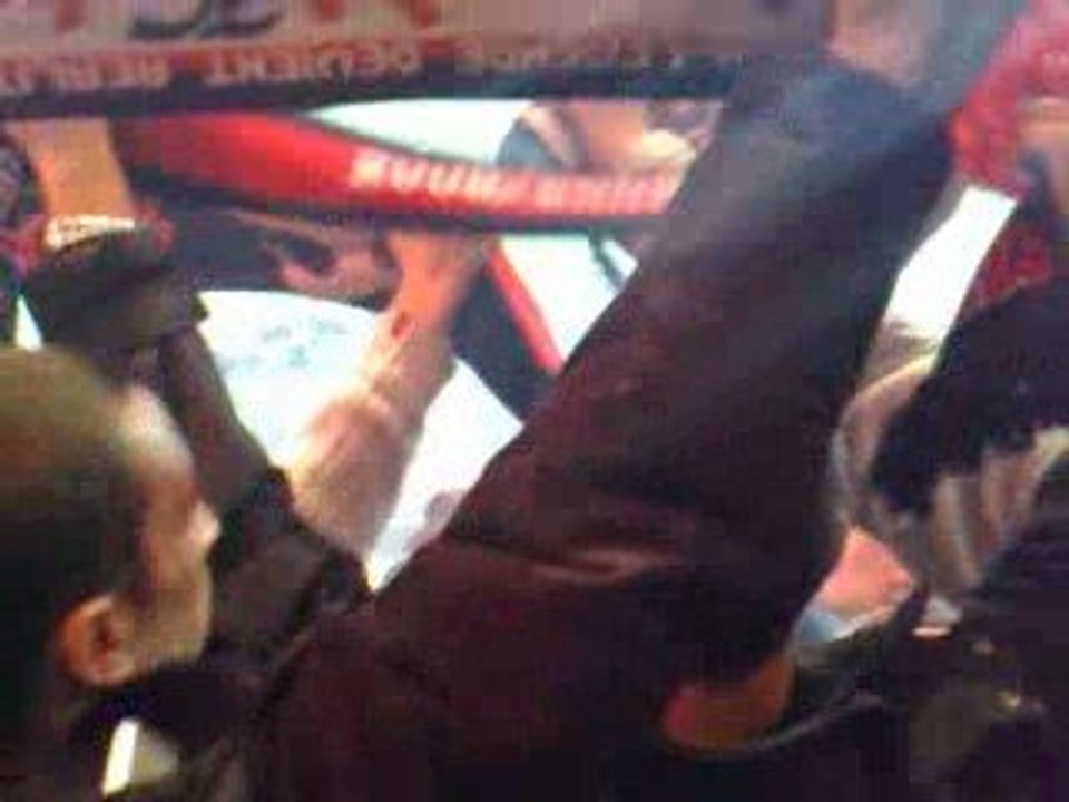 PSG OM 15 MARS 2009 ENTREE DES JOUEURS