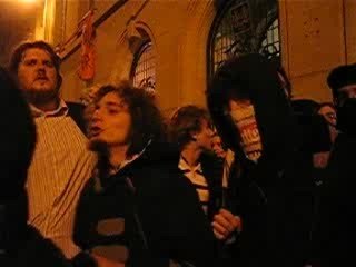 Les manifestants quittent Sciences Po