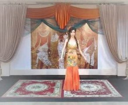India Belly Dance, But Chinese Dancer.