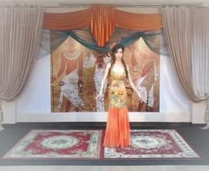 India Belly Dance, But Chinese Dancer.
