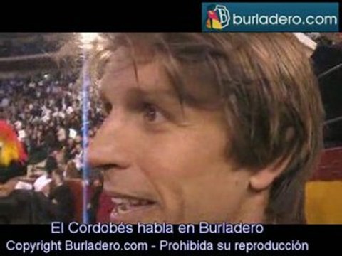 El Cordobés habla de Valencia