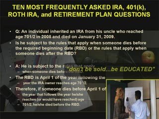 Can't answer this 401k|Roth IRA|IRA Question Can Be COSTLY!