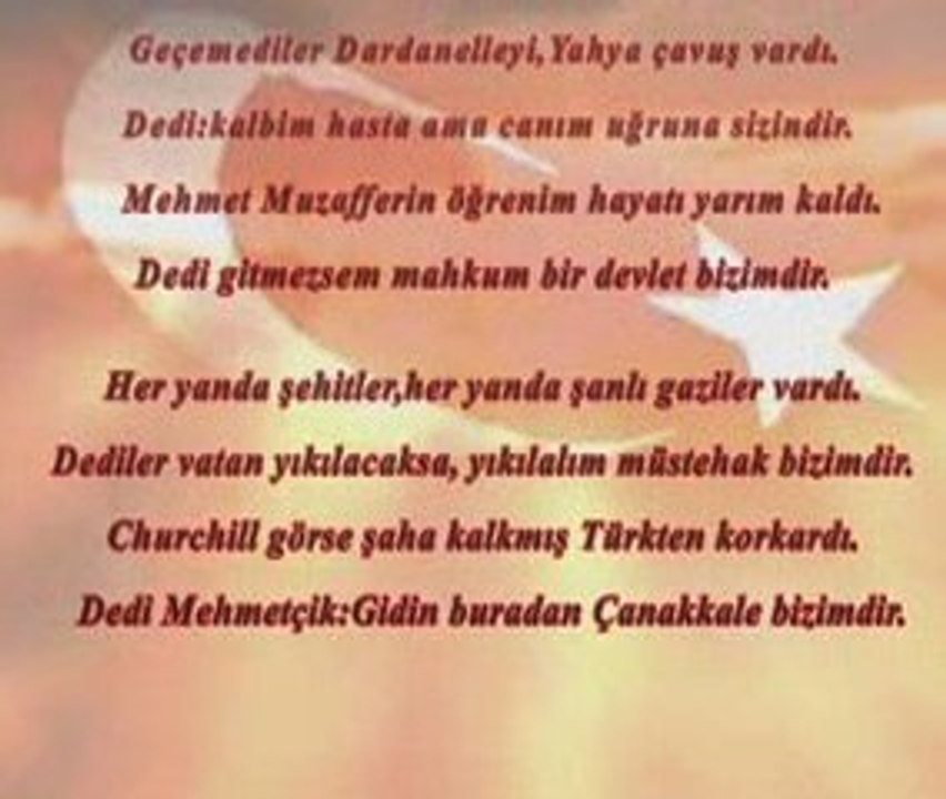 Çanakkale destanı