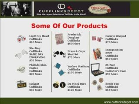 Cufflinks Depot - Unique, Last Minute, Cool Gifts for Men