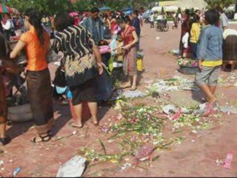 Laos Vientiane fête du That-luang