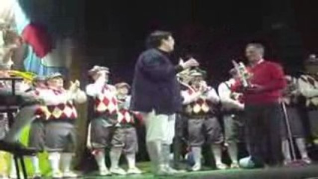 entrega de diplomas en las chirigotas