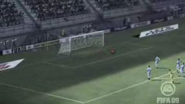 Frappe pleine lucarne avec Lesage sur fifa 09