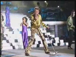 johnny hallyday Aimer vivre  tour 2000