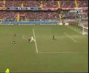But sur lob de Ibrahimovic Inter Genoa 1-0