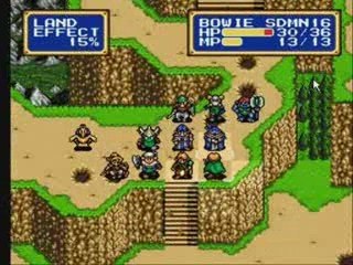 Shining Force II- Cliff Battle