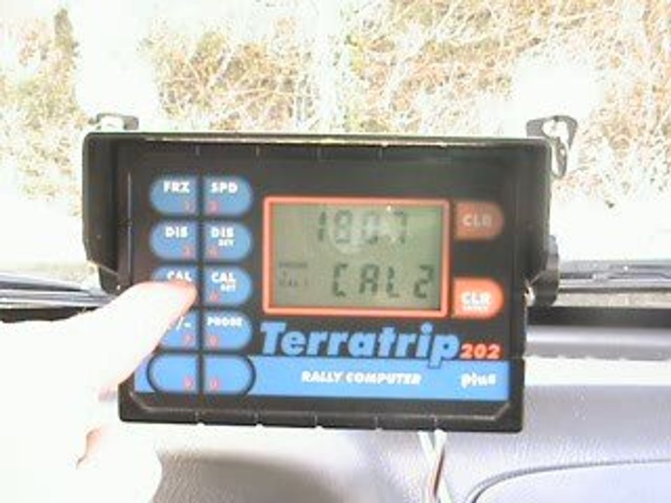 CALIBRAGE DU TERRATRIP VIDEO G