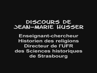 Nuit du Palais U - Partie 7 - Jean-Marie Husser (Discours)