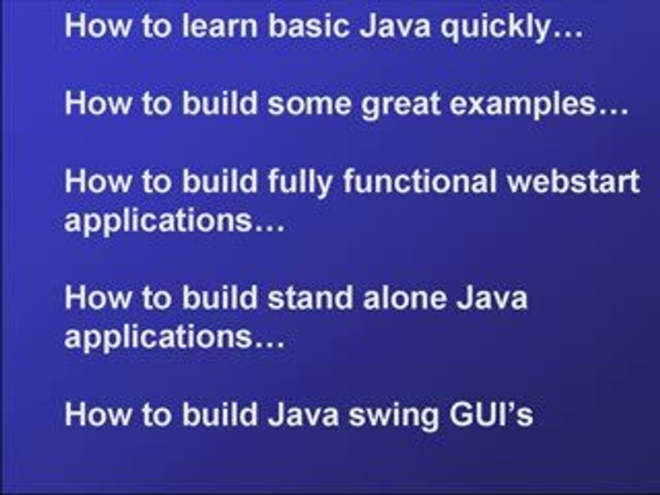 Learn Java Tutorials