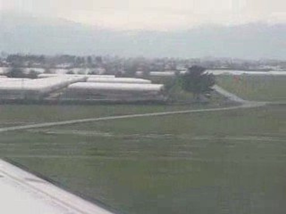 Atterrisage  à Antalya sur Onur air