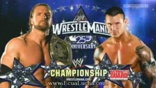 Cartelera Wrestlemania 25