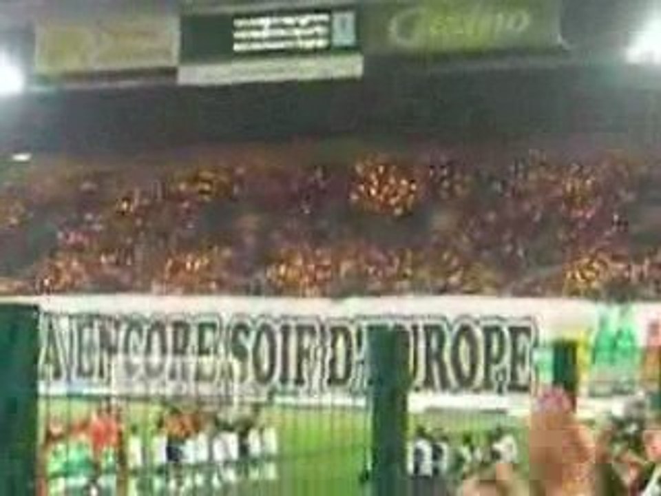 tifo superbe SAINT ETIENNE WERDER BREME  superbe tifo