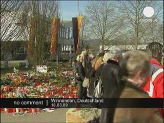 Minute de silence à Winnenden