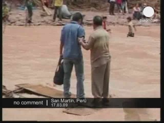 Une coulée de boue à Lima