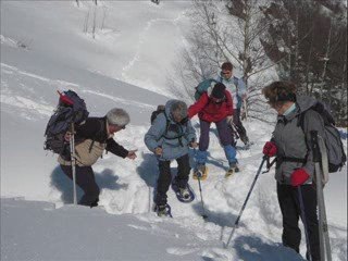 Randonnée raquettes en pays Toy