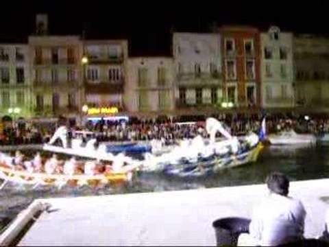 Joutes sétoise en nocturne