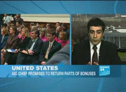 USA: AIG chief promises to return parts of bonuses