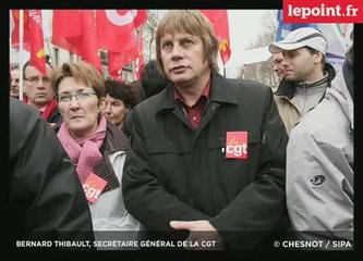 Thibault (CGT) en direct de la manifestation, le 19/03/2009