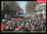 EN DIRECT DU CORTÈGE PARISIEN, LE 19 MARS 2009