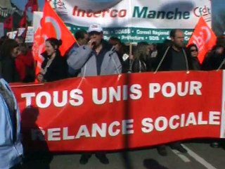 Manifestation du 19 mars à Cherbourg