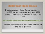 Online domination method review bonus $200 cash back