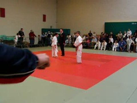 1er combat de judo axel soignies le 15 mars 2009