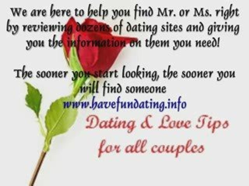 Dating Tips for Men and Women