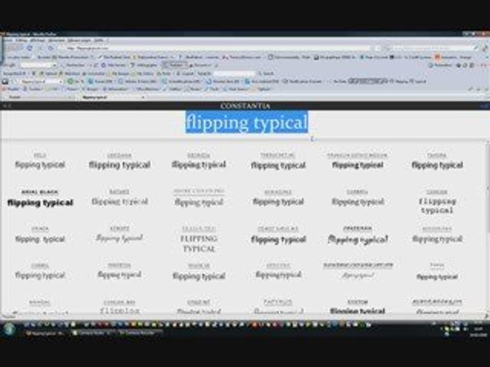 Tour de web : Flipping Typical