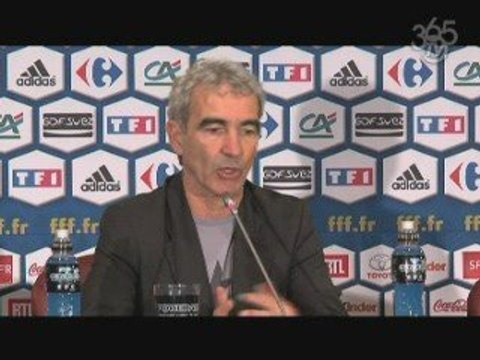 Football365 : Conférence de Domenech avant la Lituanie