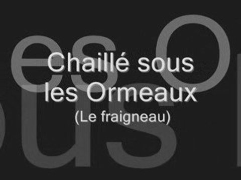 Chaillé le 15 mars 2009