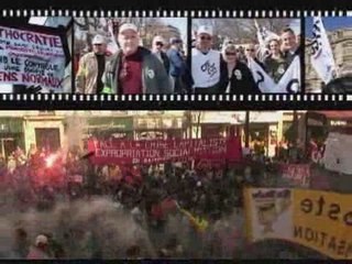 Cadres en colères dans le cortège parisien